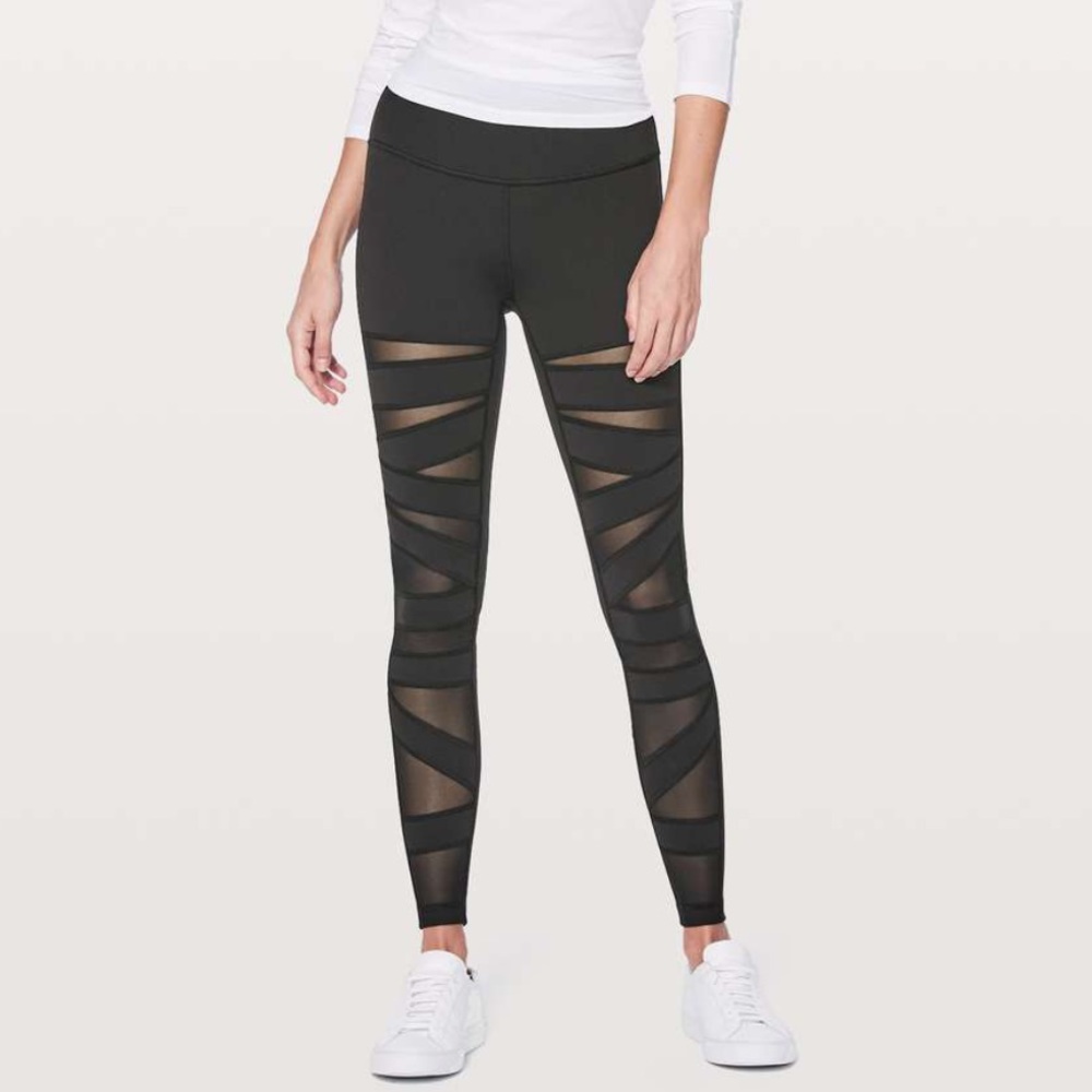 Lululemon Wunder Under HR Tech Mesh 28” Leggings